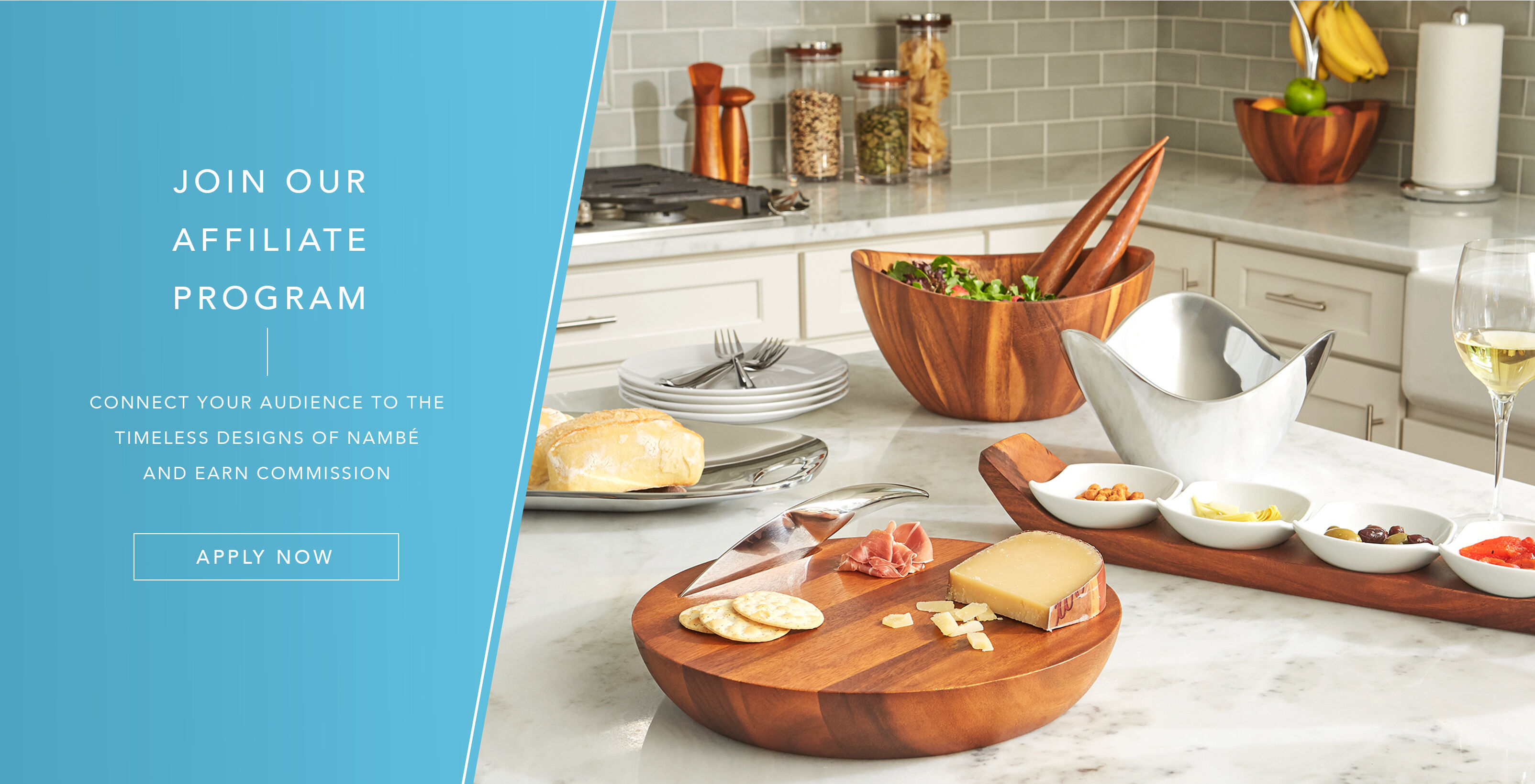 Join our Affiliate Program - connect your audience to the timeless designs of nambe and earn commission. Apply Now..